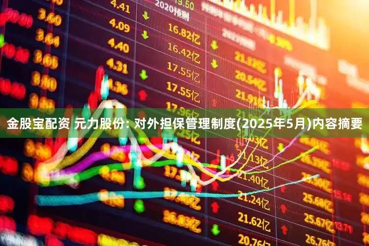 金股宝配资 元力股份: 对外担保管理制度(2025年5月)内容摘要