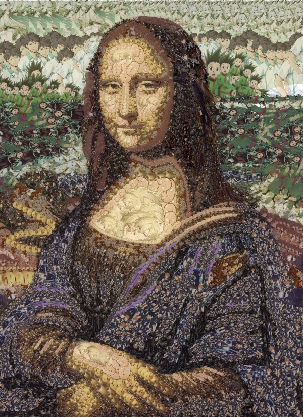 盈亚配资 “抽象拼好画”？博主用一万个二次元角色拼出蒙娜丽莎