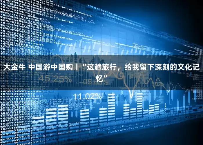 大金牛 中国游中国购丨“这趟旅行，给我留下深刻的文化记忆”