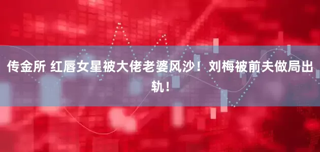 传金所 红唇女星被大佬老婆风沙！刘梅被前夫做局出轨！